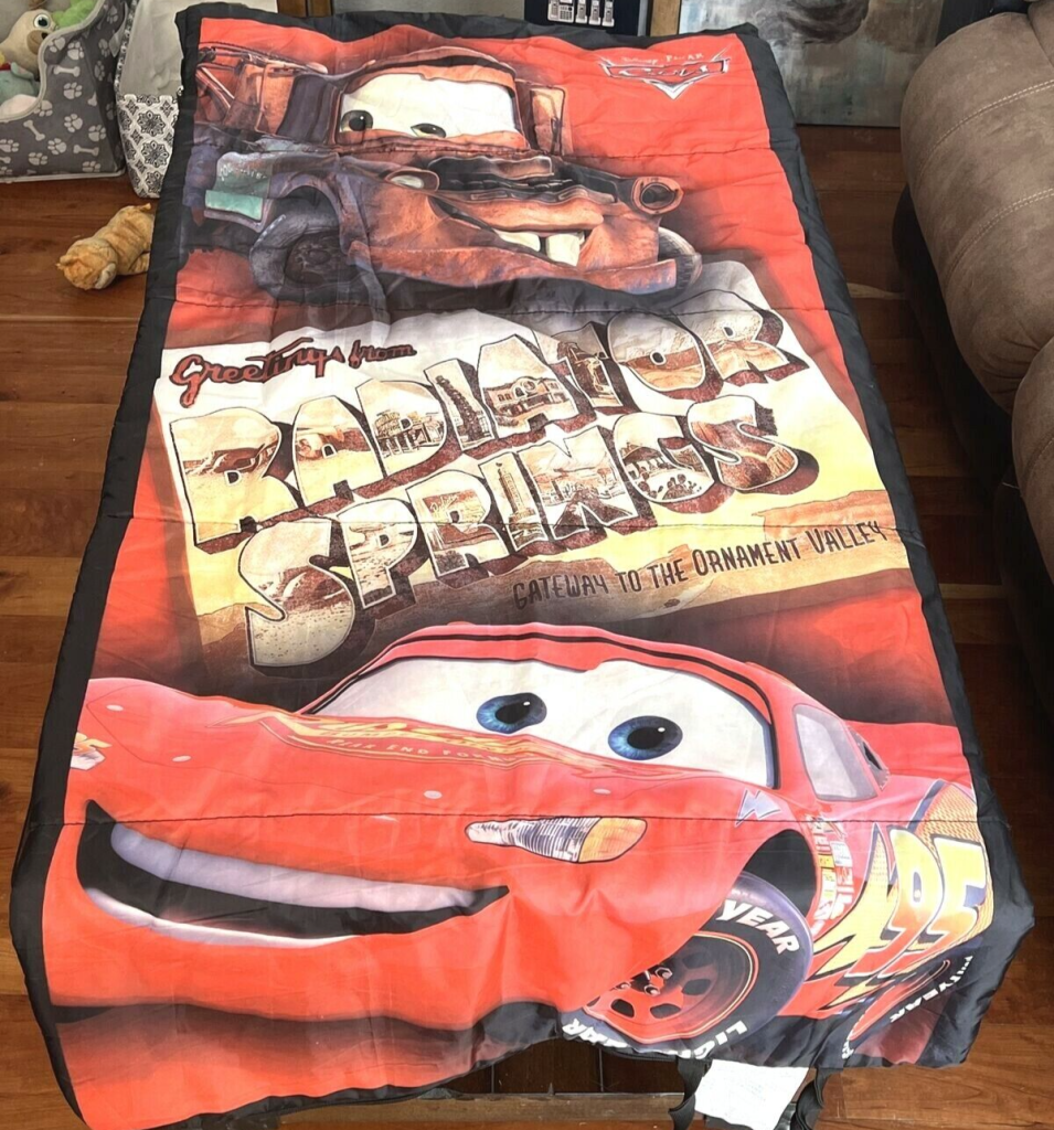 Disney Lighting McQueen Cars and Tow Mater Sleeping Bag kids Radiator Springs Main Image