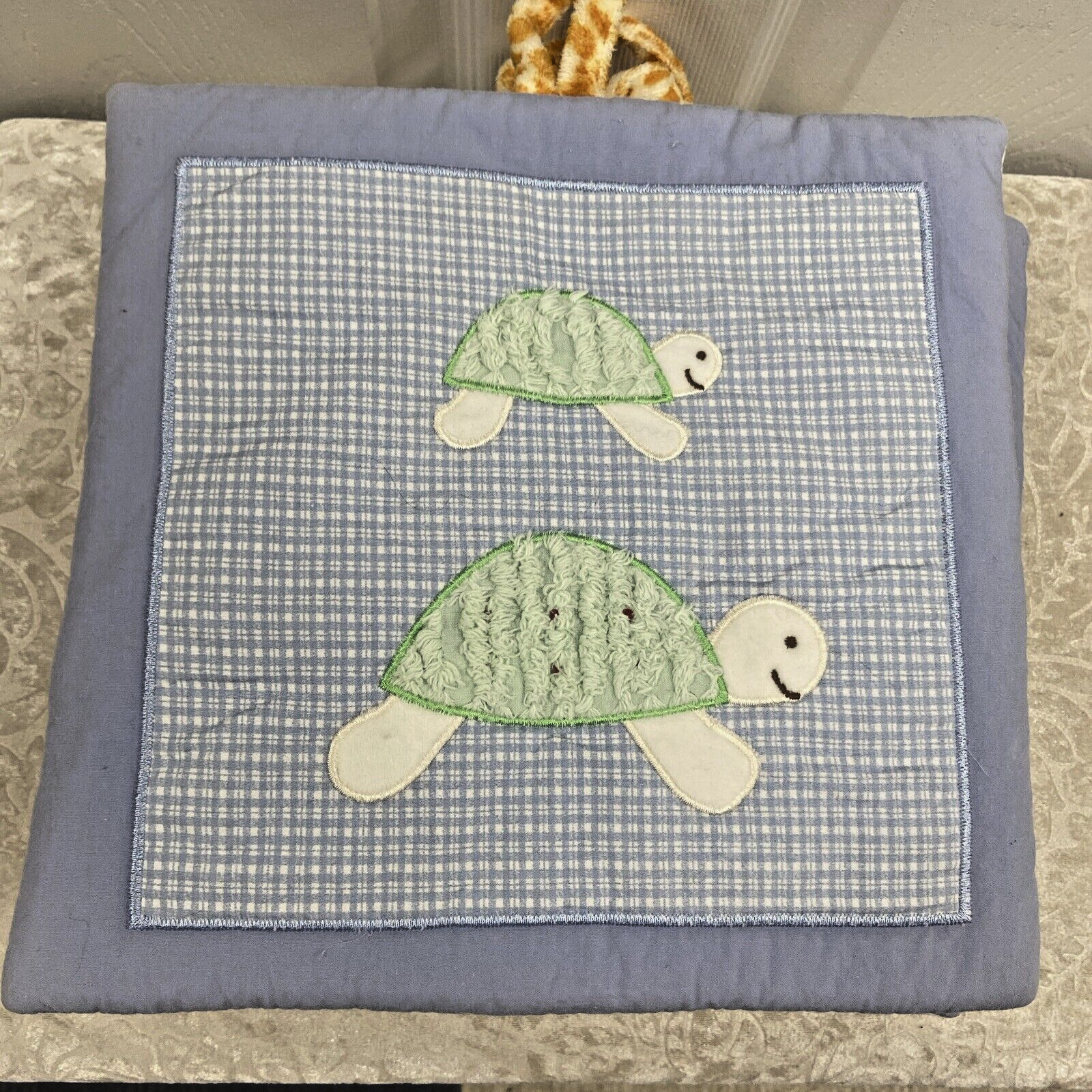 5pc Wall Hanging Set Zoo Animals Crib Nursery Elephant, Tiger, Turtle Etc... - Image 2