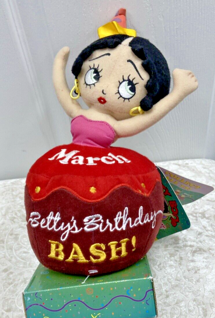 2013 Betty Boop March Birthday Bash Cupcake Plush Sugar Loaf 12" Stuffed Main Image