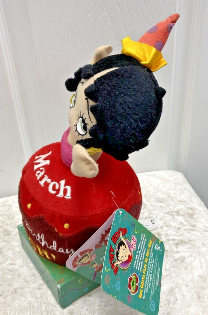 2013 Betty Boop March Birthday Bash Cupcake Plush Sugar Loaf 12" Stuffed - Image 2