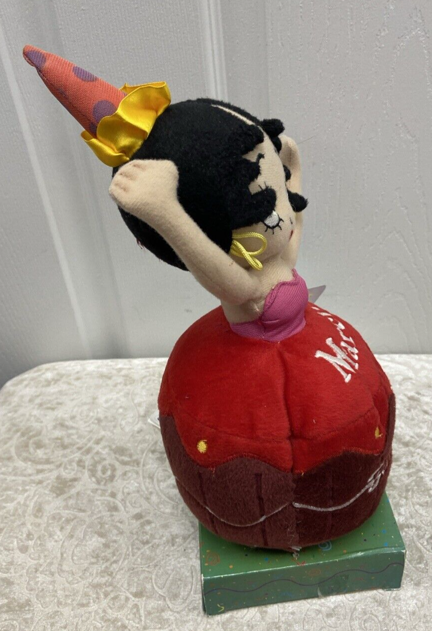 2013 Betty Boop March Birthday Bash Cupcake Plush Sugar Loaf 12" Stuffed - Image 3