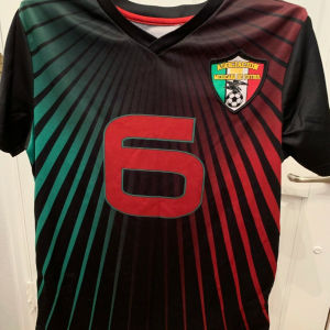 Unisex Size L Asociacion 1902 Futbol De Mexicana Soccer Jersey #6 blk/grn/red