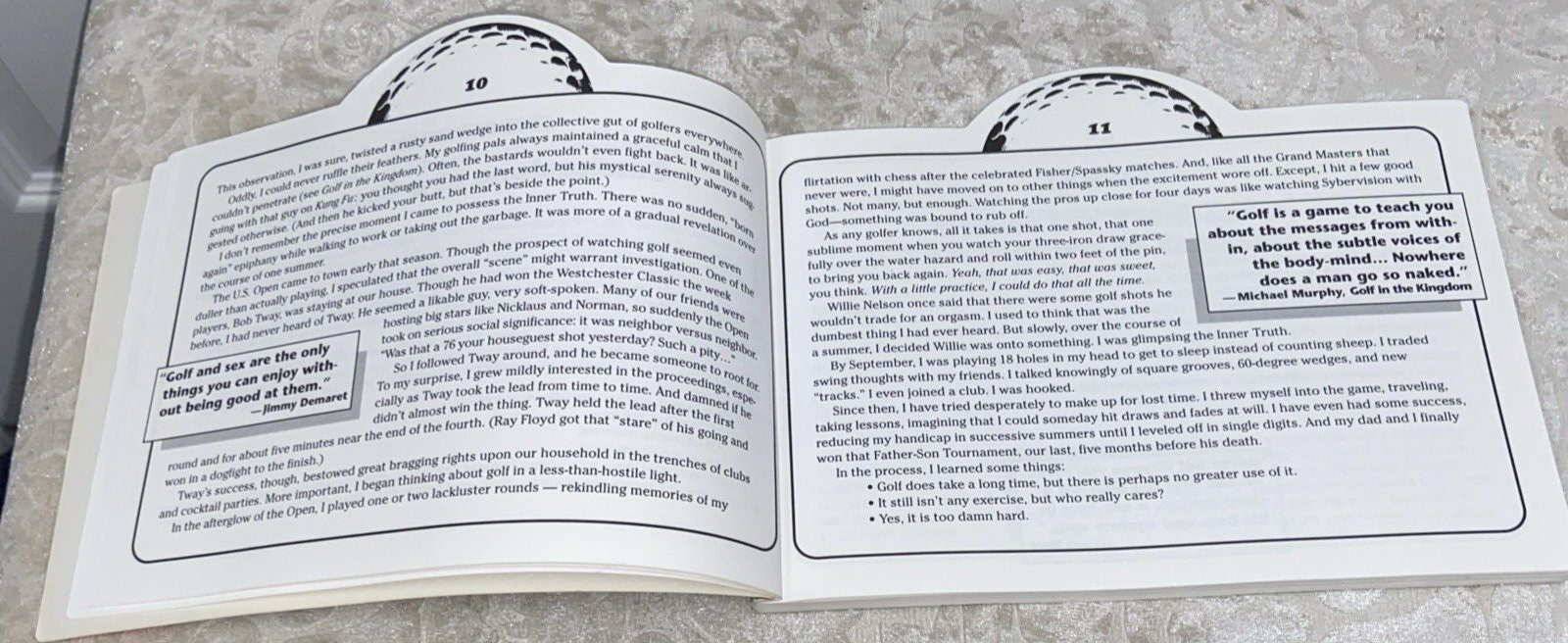 Lot Of 4 Fun Golf Themed Hardcover/Paperback Books, Games, Memories, Funny - Image 10