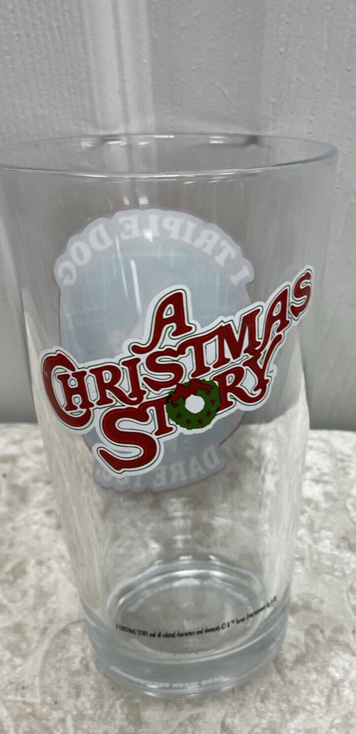 A Christmas Story Collectors Series Pint Glasses Tumblers Set of 4 Barware - Image 6