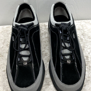 Dexter Womens Motion III Golf Shoes Blk/Gray GF363-1 Bungee Cord Low Top Size 6M