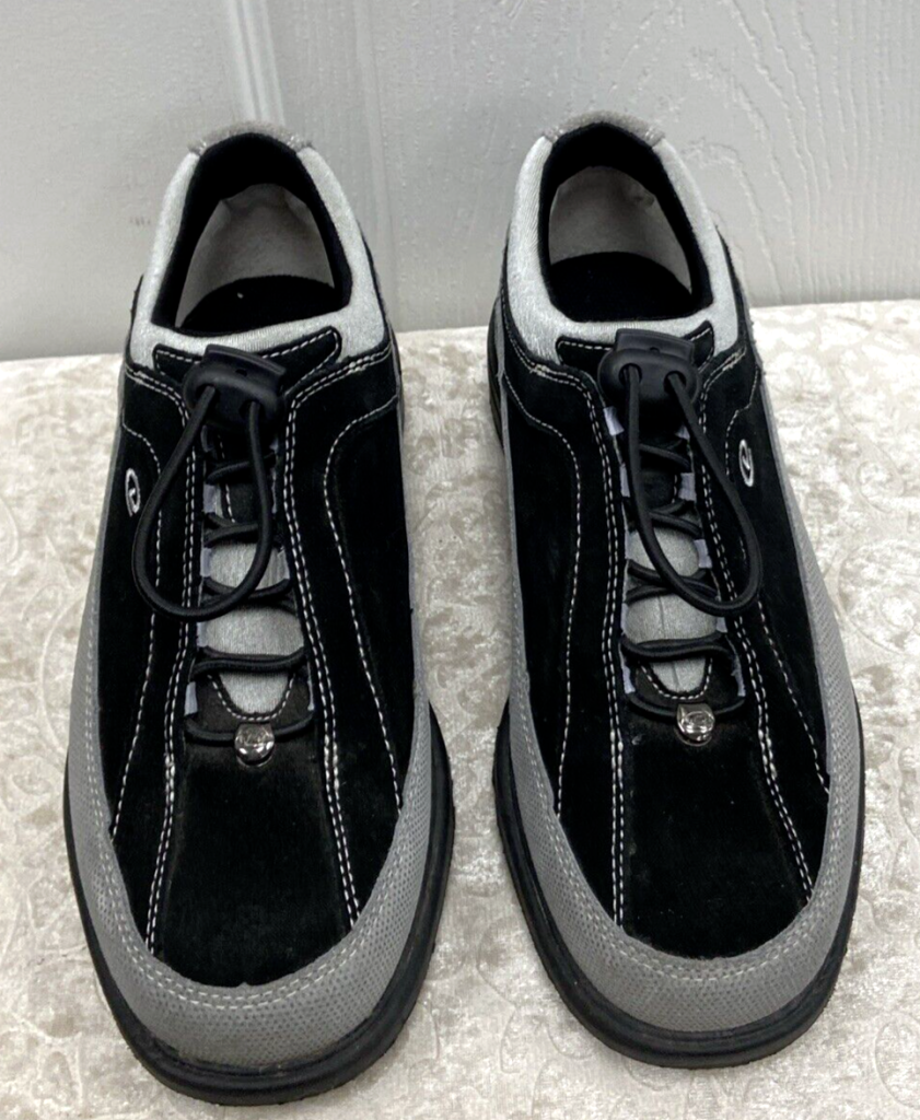 Dexter Womens Motion III Golf Shoes Blk/Gray GF363-1 Bungee Cord Low Top Size 6M Main Image