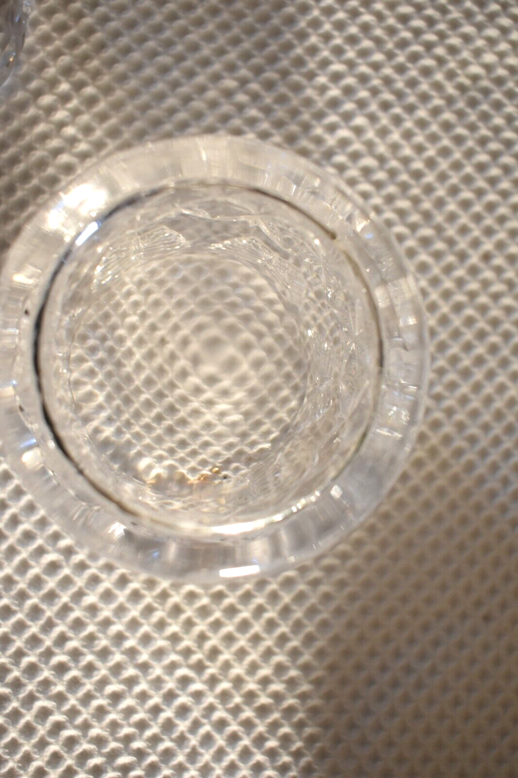 Butterfly Jewelry or trinket jar crystal vintage glass art - Image 6