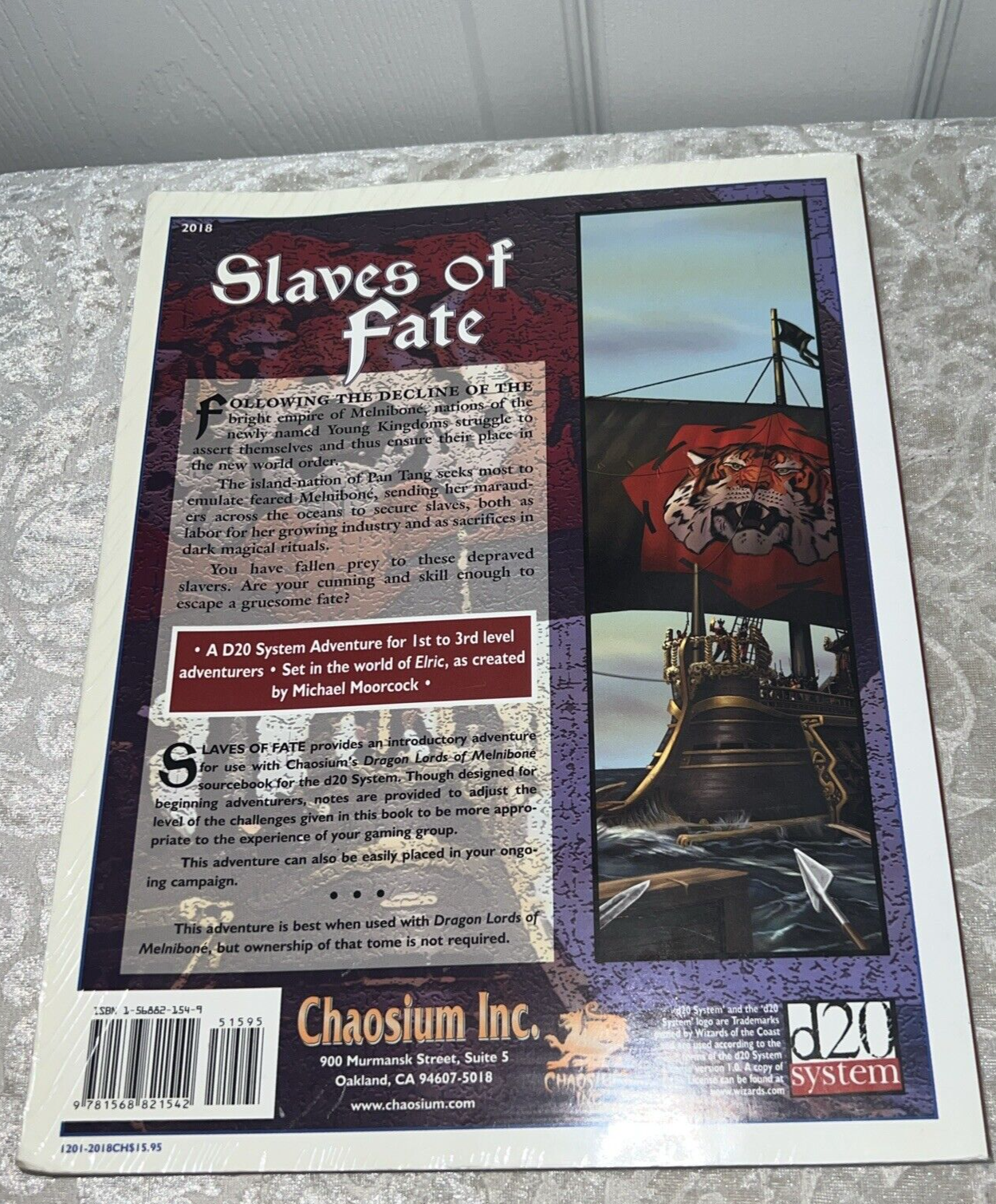Slaves of Fate A Struggle Against Pirates from Pan Tang d20 System Book - Image 3