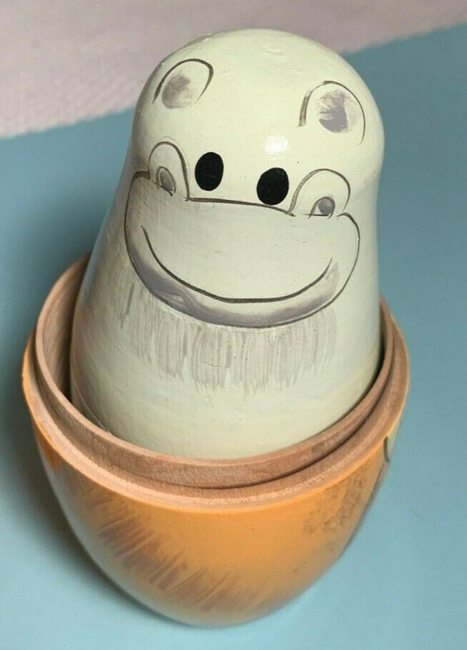 ZOO Nesting Dolls - Toys - 5 Pieces Super Cool Collectible - Image 3