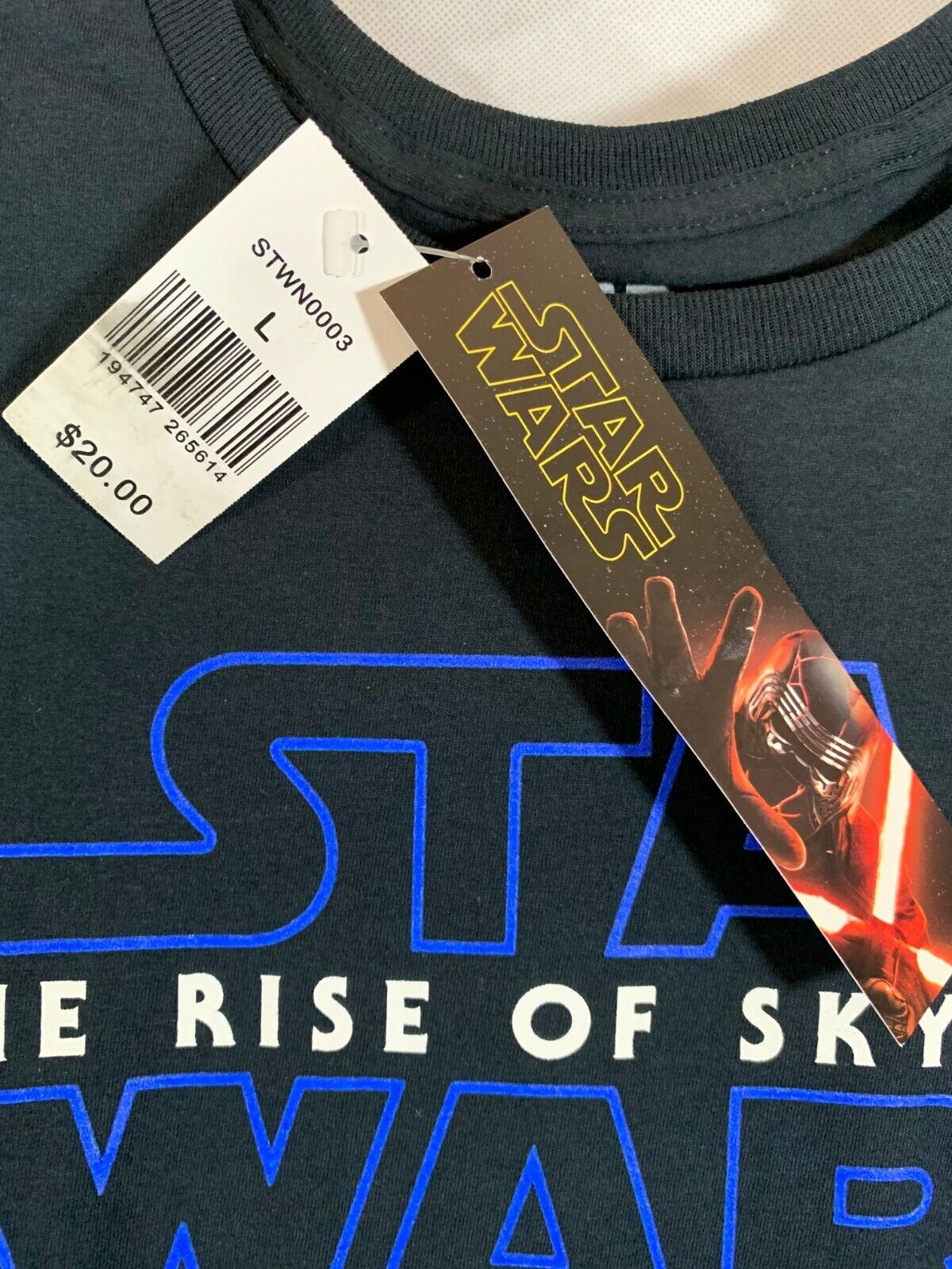 Star Wars The Rise of Skywalker Black Short Sleeve Men's Shirt Disney L - Image 2