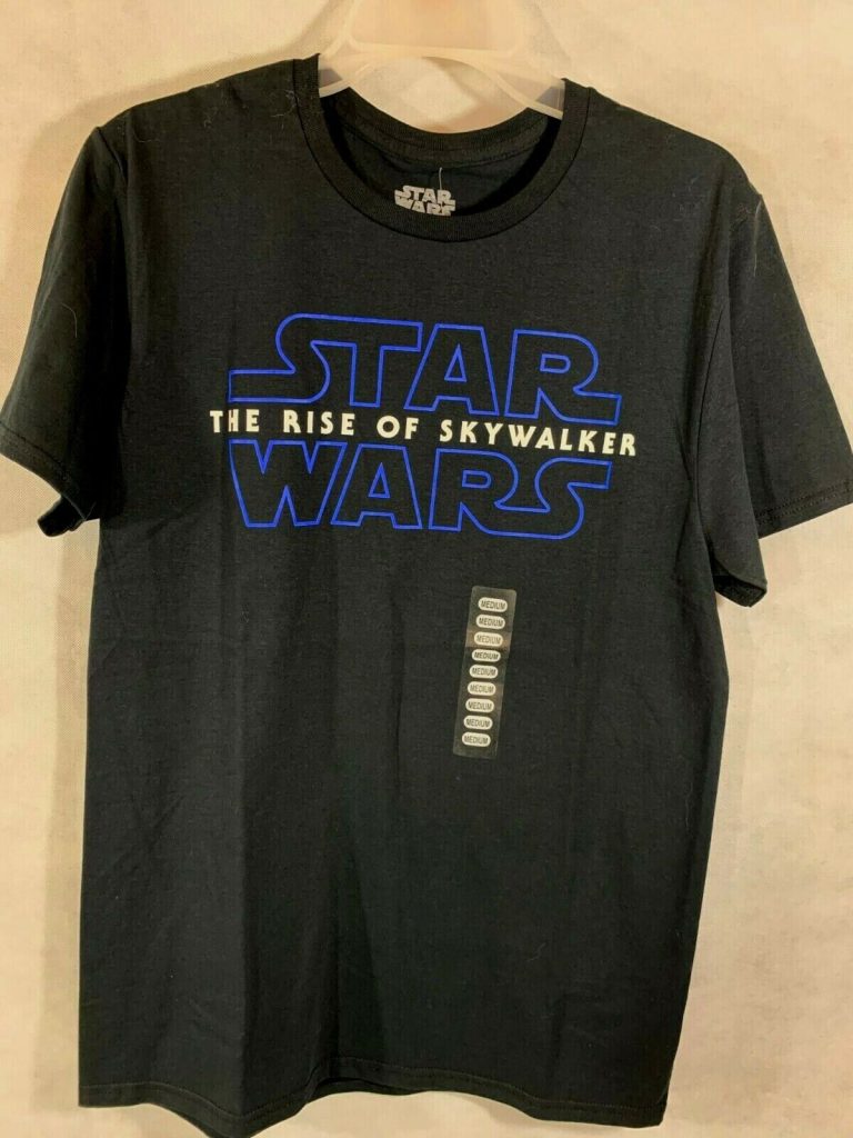 Star Wars The Rise of Skywalker Black Short Sleeve Men's Shirt Disney M Main Image