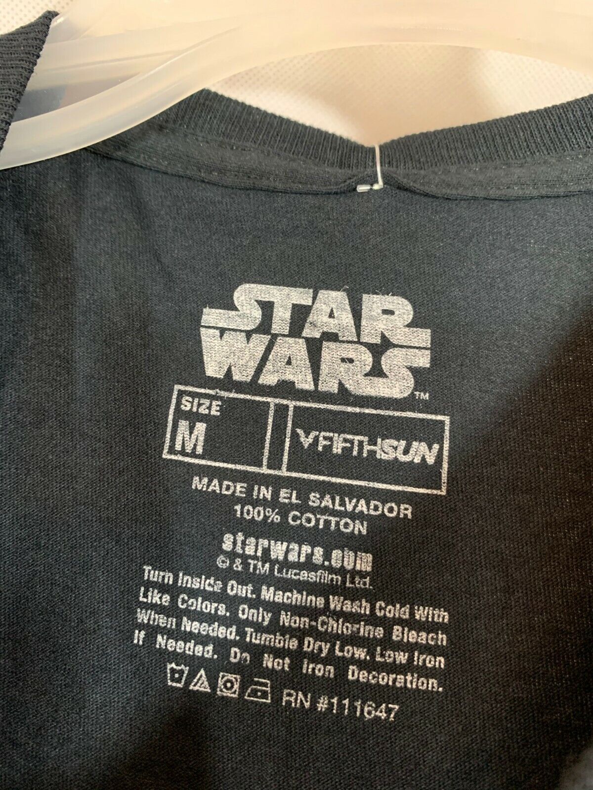 Star Wars The Rise of Skywalker Black Short Sleeve Men's Shirt Disney M - Image 3